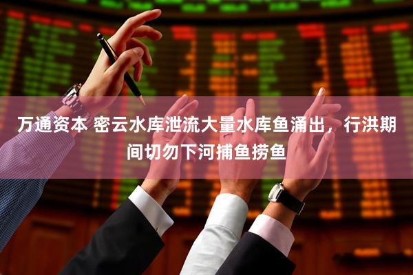 万通资本 密云水库泄流大量水库鱼涌出，行洪期间切勿下河捕鱼捞鱼